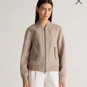 Quince Merino Wool Bomber Jacket